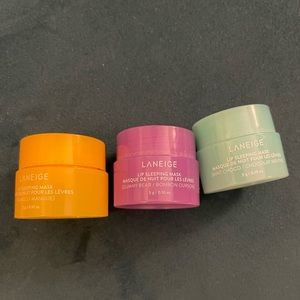 3 mini lip sleeping mask from La neige..